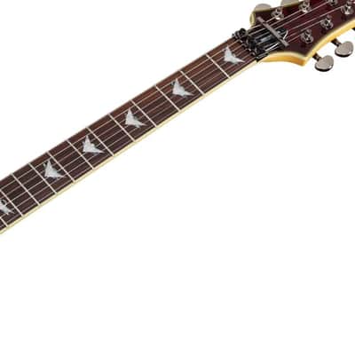 Schecter Schecter 2010 Omen Extreme-FR LH Guitar, Black Cherry image 4