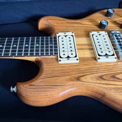 RARE & Collectable 1970s Kasuga SC-800 Scorpion Natural Neck-Through DiMarzio Pickups Japan Vintage MIJ image 4