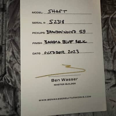 Ben Wasser Guitarworks Shaft image 4