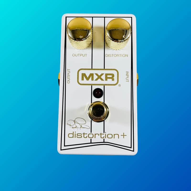 MXR RR104 Randy Rhoads Signature Special Edition Distortion + White and Gold image 1