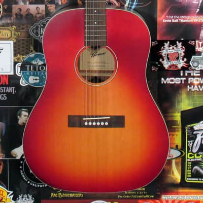 Greco GAJ-30 CSB Acoustic Electric Guitar - Cherry Sunburst w/Gig Bag image 1