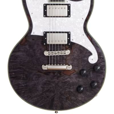 USA Atlantic Custom Shop - Offset Solidbody w/ Hardshell Case - One of a Kind - Trans Black image 7