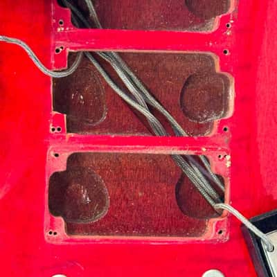 Gibson Custom Les Paul  1970 - Cherry -VIDEO- Cherry 3 Pat No Sticker pickups image 14