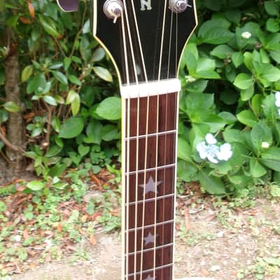 Rare 1970s Gemson GJ-400DX (Terada Gakki) - "Everly Style" Jumbo Acoustic - MIJ Japan Vintage + Gig Bag image 5