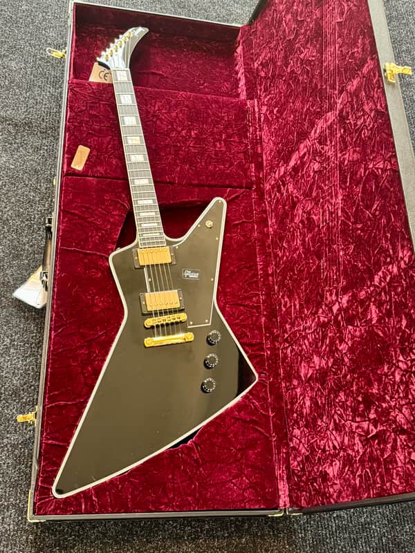 2017 Gibson Custom Shop Explorer Custom Ebony - Unplayed w/ OHSC, COA & Case Candy image 1