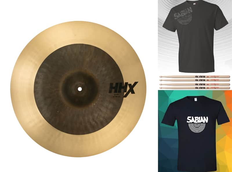 Sabian HHX 19" Omni Ride Effect Cymbal +Shirt/2x Sticks Bundle | Made in Canada | Authorized Dealer image 1