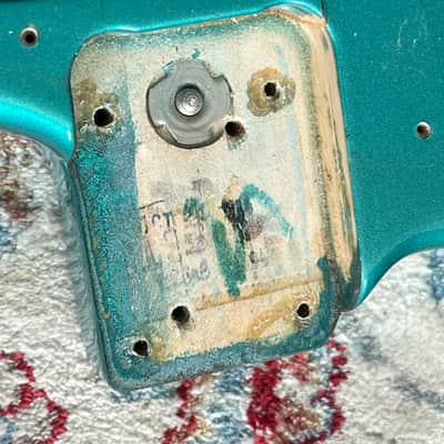Share 1994 Fender 40th Anniversary Stratocaster guitar body USA American Turquoise image 4