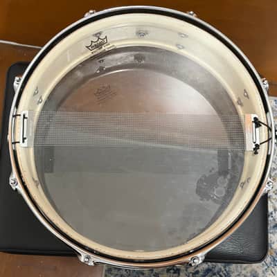 Immagine Camco Oaklawn (1960s) 8-Lug 5x14 Black & Gold Duco Tuxedo Snare Drum - 13