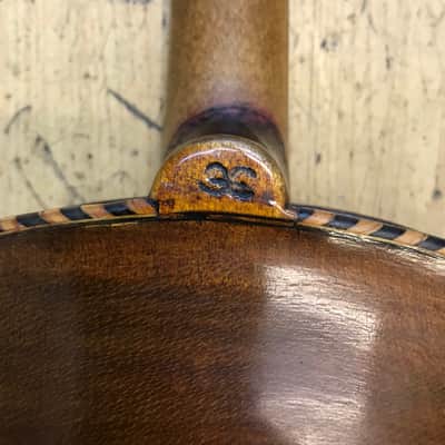 Antique violin Labelled "Jacob Stainer" Lionhead circa 1890 image 13