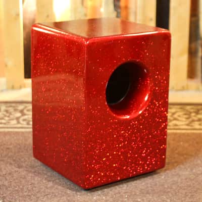 Pearl Fiberglass Red Sparkle Lacquer Boombox Cajon - PCJ-633B image 2
