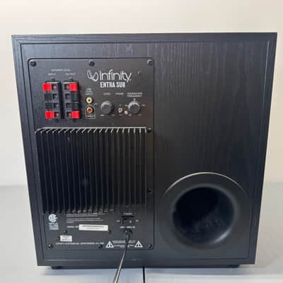Infinity Entra Sub Powered Subwoofer Home Theater Bass Vintage Audio image 6
