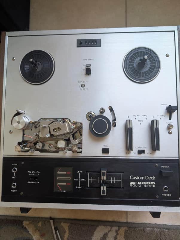 Akai X-200D Three Motor Auto Reverse Reel to Reel Tape Deck (Playback Only) image 1