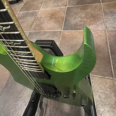 2006 Ibanez j.custom - Ultra Rare "Lizard Skin Candy Pearl Green" (Near Mint) image 11