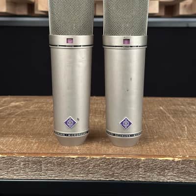 Vintage Neumann U87 Condenser Microphone Matched Stereo Pair! Sequential SN! 1971 U 87 With Swivel Mounts. Rare! image 5