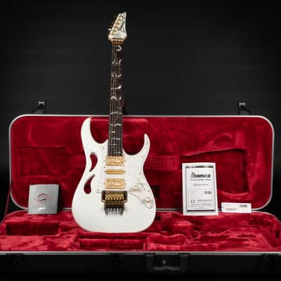 2024 Ibanez PIA3761-SLW Steve Vai Signature - Stallion White | Japan HSH DiMarzio Pickups Stainless Steel Frets Double Locking Tremolo 3.53kg | CoA OHSC image 1