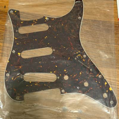 Fender 11-Whole Pickguard & Backplate 2020s - Tortoise She’ll image 1