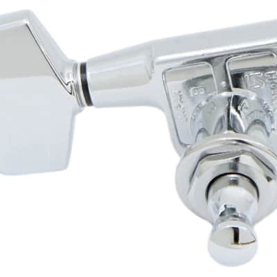 Gotoh SG381-01 Guitar Tuners w/ Large Knobs - Chrome - 3L x 3R image 2