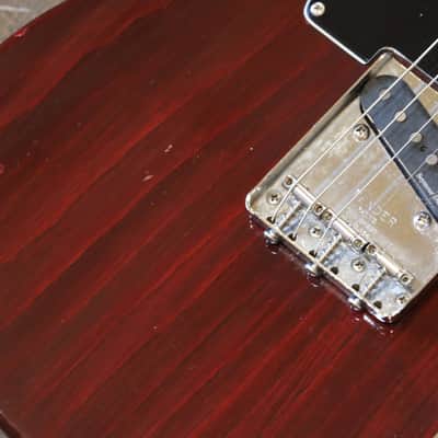 Vintage! 1978 Fender Telecaster Electric Guitar Wine Red + OHSC image 6
