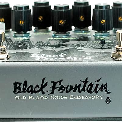 Old Blood Noise Endeavors Black Fountain Stereo Delay Effects Pedal, Slate image 5