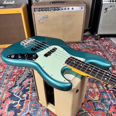 Fender JB-62 75US Vintage Reissue Jazz Bass Ocean Turquoise Metallic - 2004 image 23