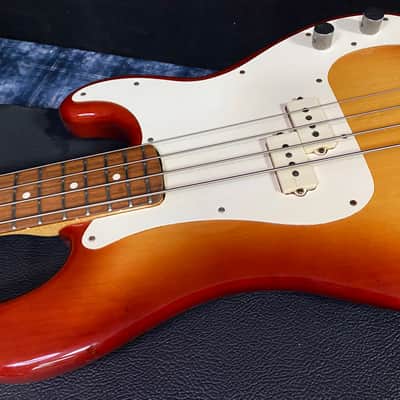 1983 Fender USA Precision Bass - Sienna Sunburst - Only 8.1lbs! Hardshell Case - From Our Vault! image 7