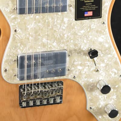 Mint Fender American Vintage II 1972 Telecaster Thinline Aged Natural Maple Fingerboard image 3