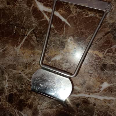 Truetone Tailpiece hollowbody 50's-60's - Weathered Chrome image 1