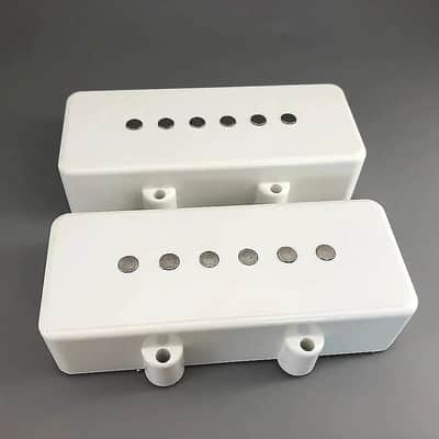 Neck and Bridge Jazzmaster Style Guitar Soapbar Pickups Set image 4