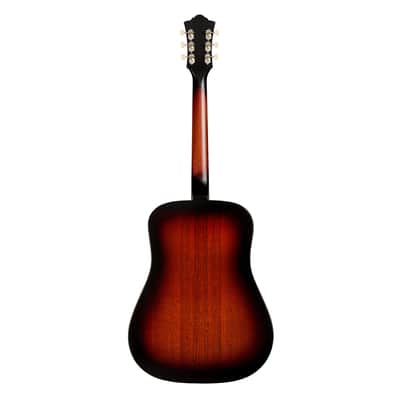 Guild D-20E Acoustic-Electric Guitar w/Case - Vintage Sunburst - Open Box image 8