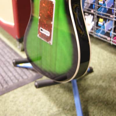 Revelation RJT-60 M TL semi acoustic guitar in greenburst image 17