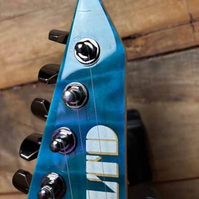 Pre-owned LTD MH-103QM See Thru Blue image 9