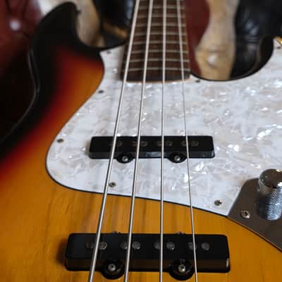 ESP Jazz Bass J-Four Sunburst Ex-Artist Studio Pro Bass Guitar MIJ Japan image 9