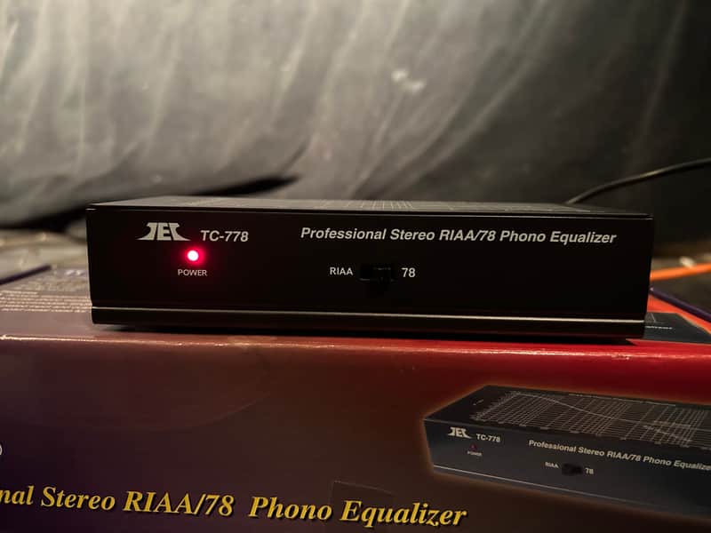 Technolink Professional Stereo RIAA/78 Phono Equalizer 2014 - black image 1