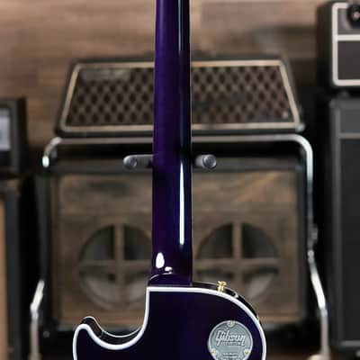 Gibson Custom Shop Les Paul Custom 5A Quilt Top Electric Guitar - Ocean Blue with Hardshell Case image 8