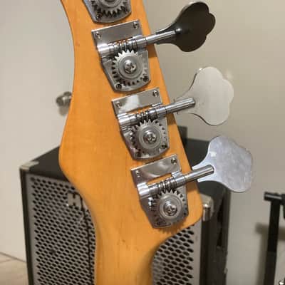 Hondo Deluxe Series 830 Bass 1980s Metallic Blue image 6