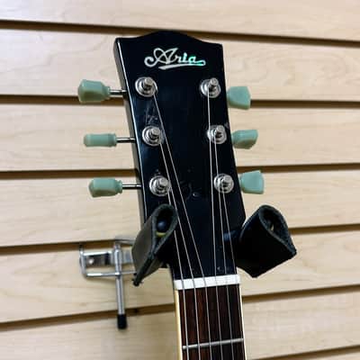 Aria 1970's LP Style Guitar Made in Japan Black image 7