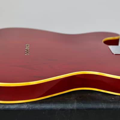 1981 Tokai TE-70WR Breezysound Telecaster MIJ See-Through Red 1-Piece Sen Body w/ OHSC image 18