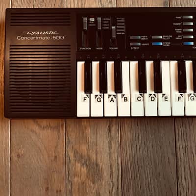 Vintage Realistic Concertmate-500 Sampling Keyboard Casio SK-1)Sampling Keyboard 80’s image 2