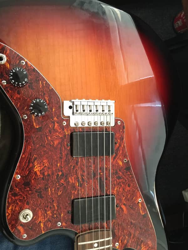 Fender Squire Jagmaster Sun Burst Jag Master Dragonfire Pickups image 1
