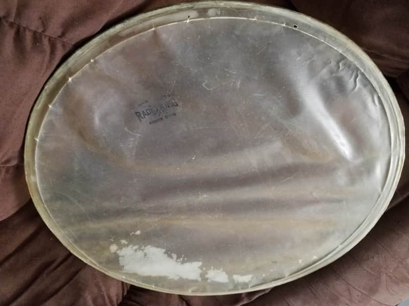 Slingerland Radio King 16 " inch SNARE SIDE calfskin RADIO KING calf skin head 1920s 1930s 1940s 1950s 1960s - calfskin calf skin head image 1