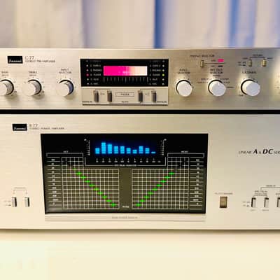 Vintage Sansui ⚡C-77 Pre Amp & B-77 Power Amplifier (60 WPC) Serviced + Cleaned image 3