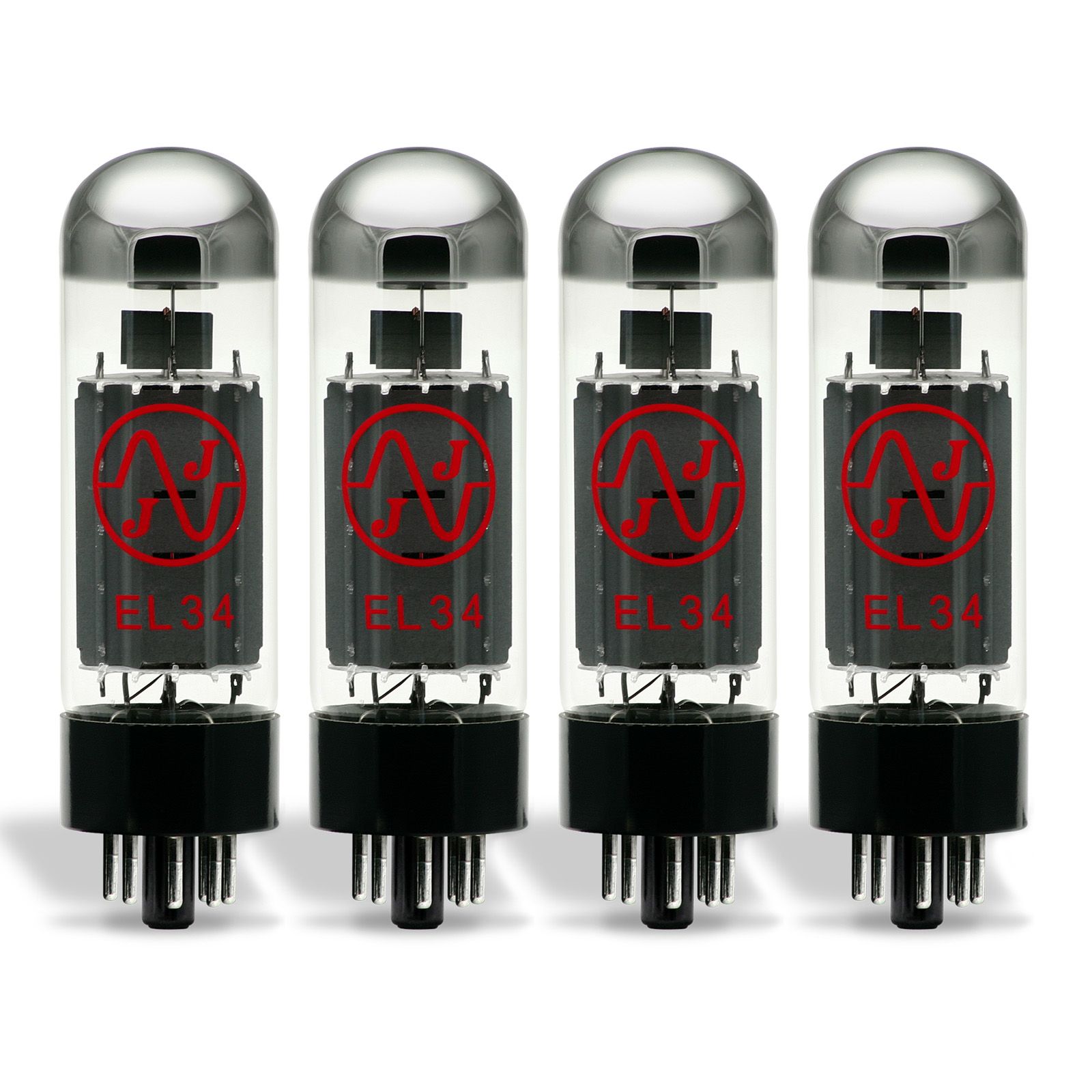 JJ Electronic EL34 Power Tube Apex Matched Quad | Reverb