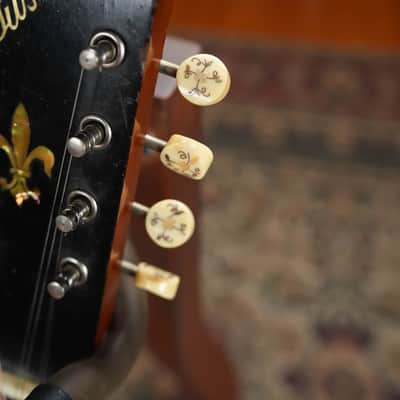 (Used) 1917 Vintage Gibson A-4 Cherry Sunburst Oval-Hole Teardrop A-Style Mandolin #1550 image 10