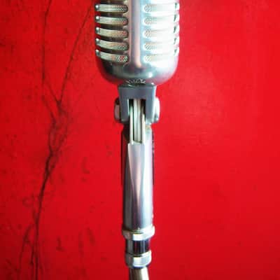 Vintage 1960's Shure 55SW Unidyne dynamic Microphone LED lamp mod Elvis 55S 55 556S image 8