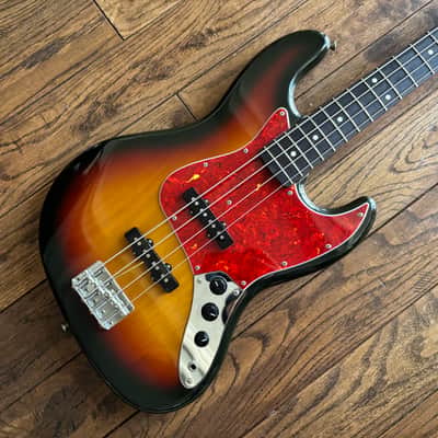 1992 Fender JB-62 Jazz Bass 1962 Reissue MIJ Sunburst Fujigen Japan image 1