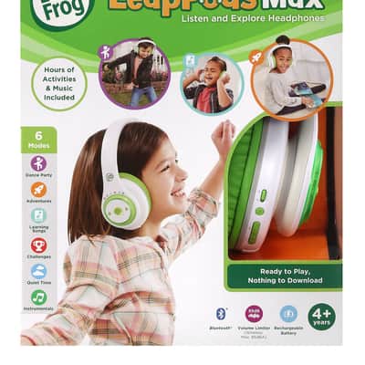 LeapFrog LeapPods Max | Immersive Wireless Over-Ear Headphones for Kids | Suitable for Boys & Girls 4, 5, 6, 7, 8 Years image 6