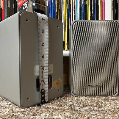 Vintage Realistic Minimus-7 Silver Bookshelf Speaker Pair Radio Shack TESTED ✅ image 12