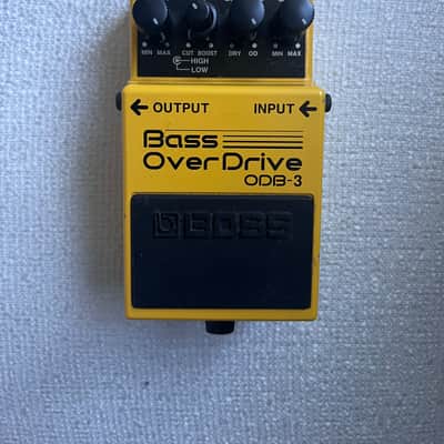 Boss ODB-3 Bass OverDrive (Silver Label) 1994 - Present - Yellow image 1
