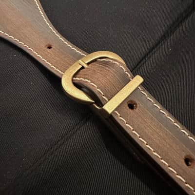 Blue Bell Straps ZOZO 73 ARTISAN FADED BROWN “ ONE OF A KIND “ Custom Shop for Al’s Music Factory image 16