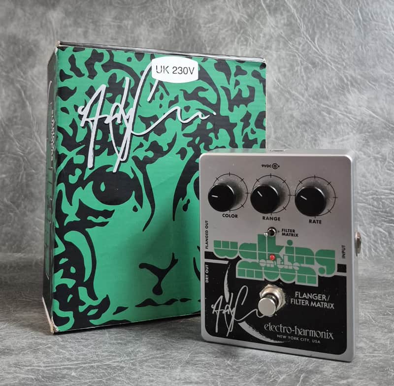 Electro-Harmonix Walking On The Moon Andy Summers Signature Flanger / Filter Matrix 2023 - Present - Silver / Black image 1